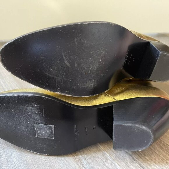 SAINT LAURENT West 45 Metallic Western Ankle Boot - Picture 15 of 16